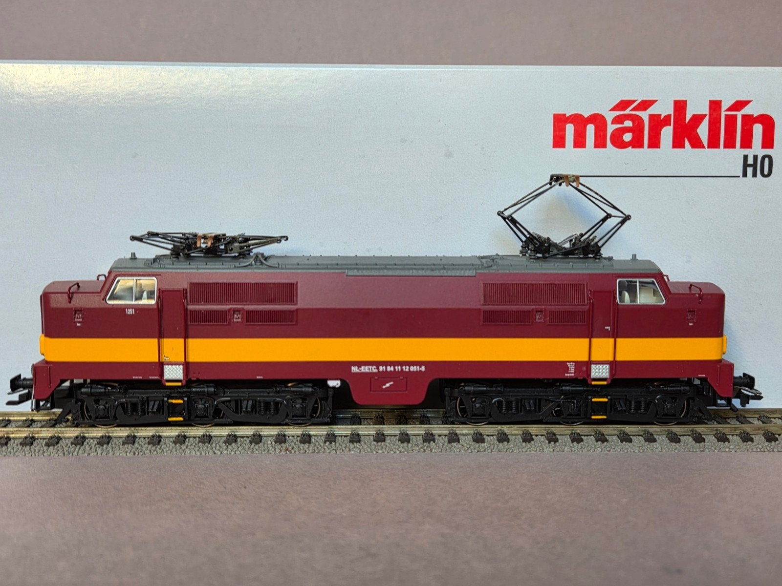 Märklin 37129 NS EETC 1251. I.z.g.st., Ophalen, Wisselstroom, Gebruikt, Locomotief