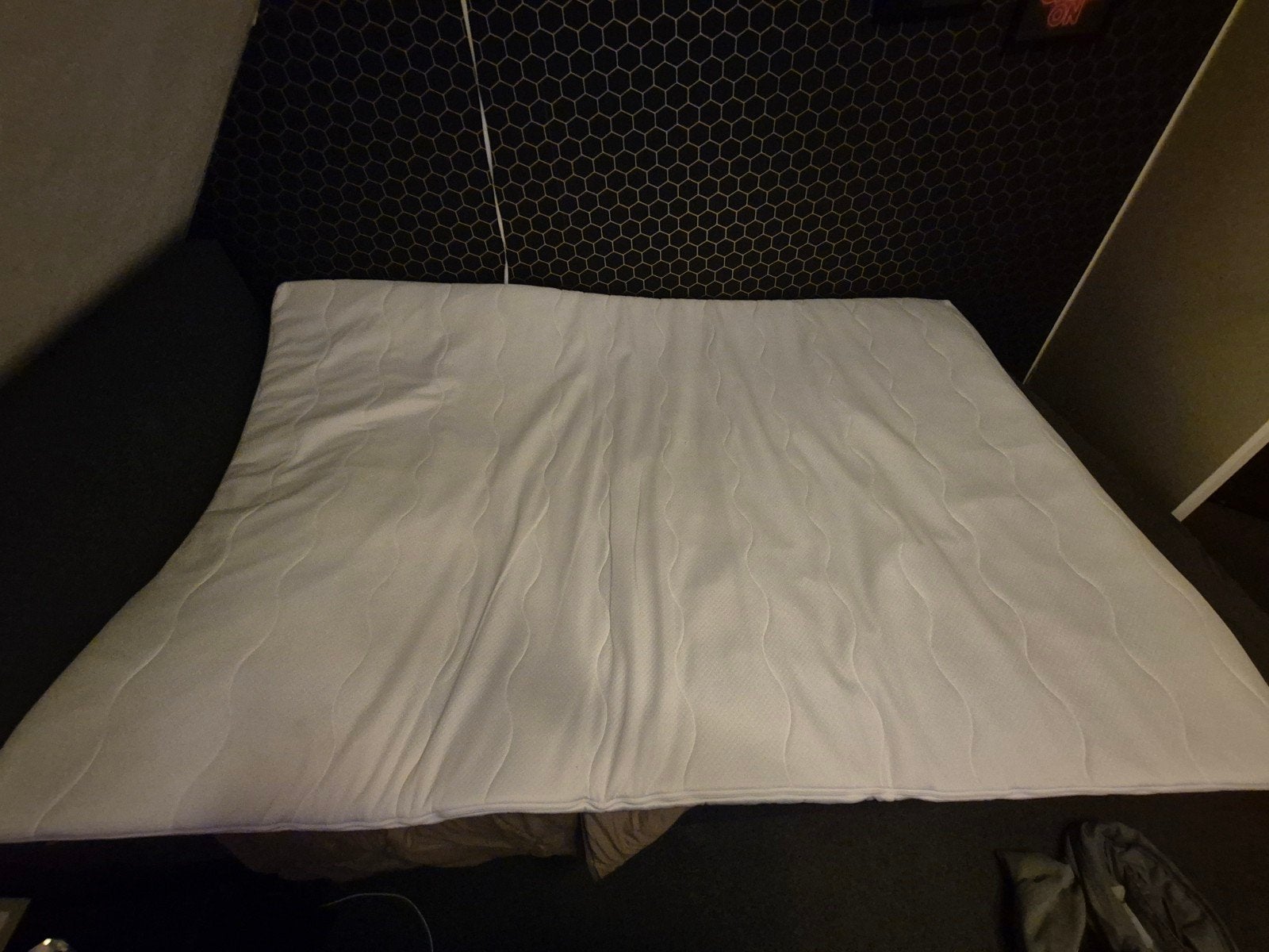 topper, Ophalen, Wit, Nieuw, 200 cm