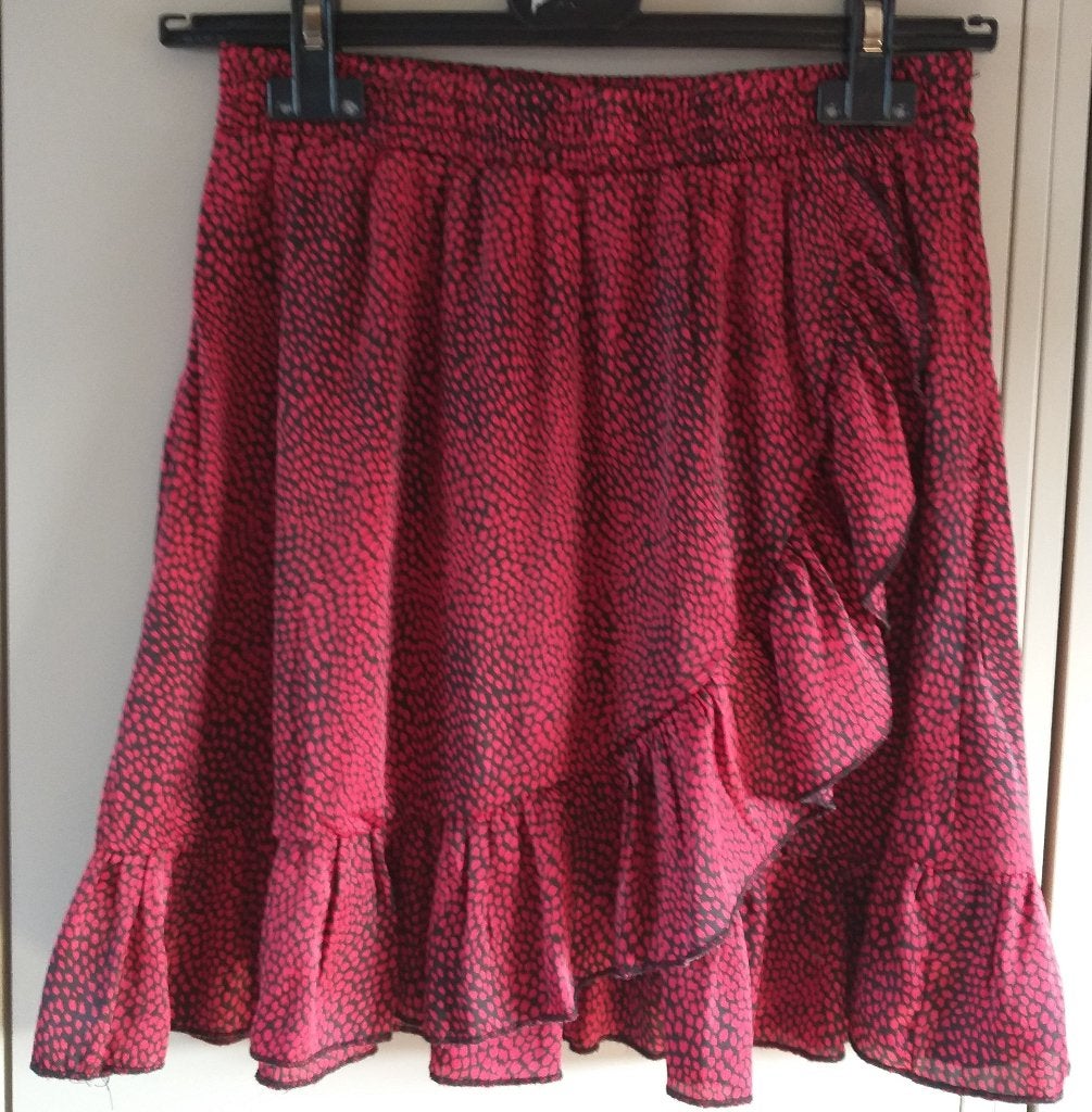 Costes Studio rokje - Maat M - Rood met zwarte print, Maat 38/40 (M), Ophalen of Verzenden, Zo goed als nieuw, Costes Studio