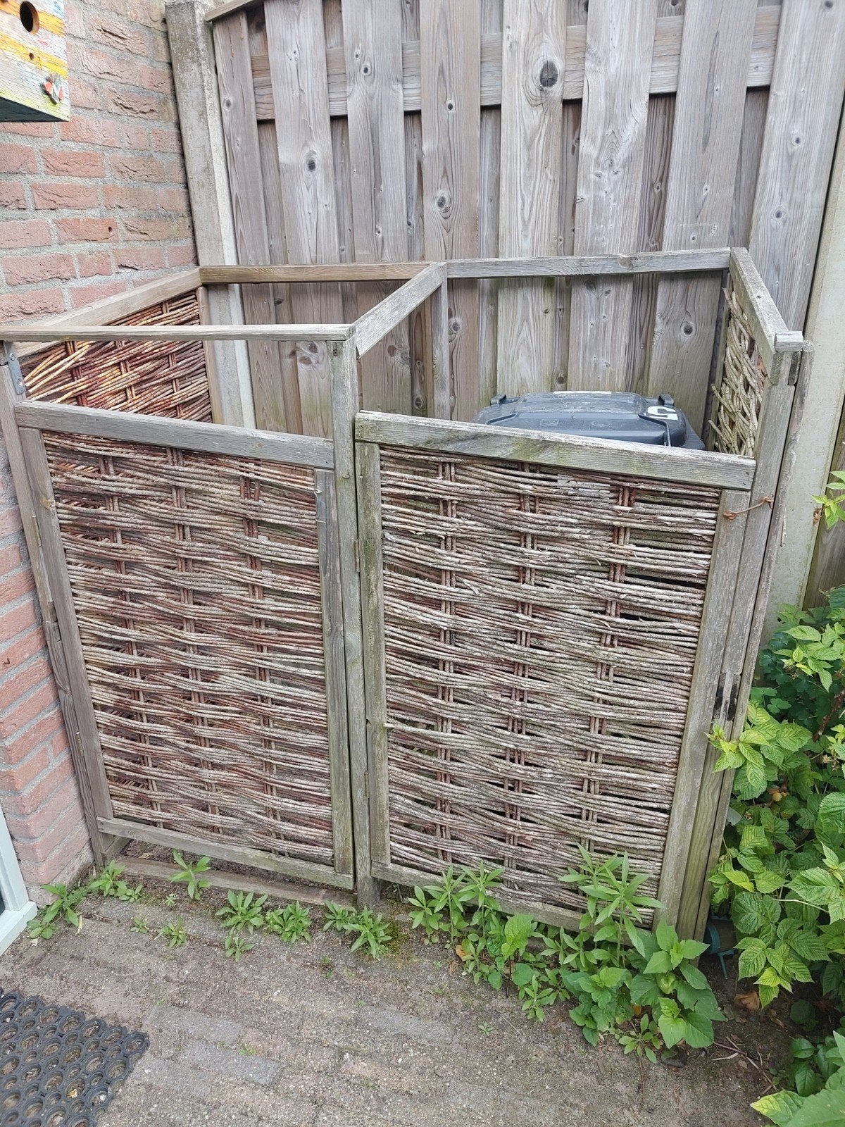 Oude container ombouw (gratis), Tuin en Terras, Ophalen, Gebruikt, Hout, 1 tot 2 meter