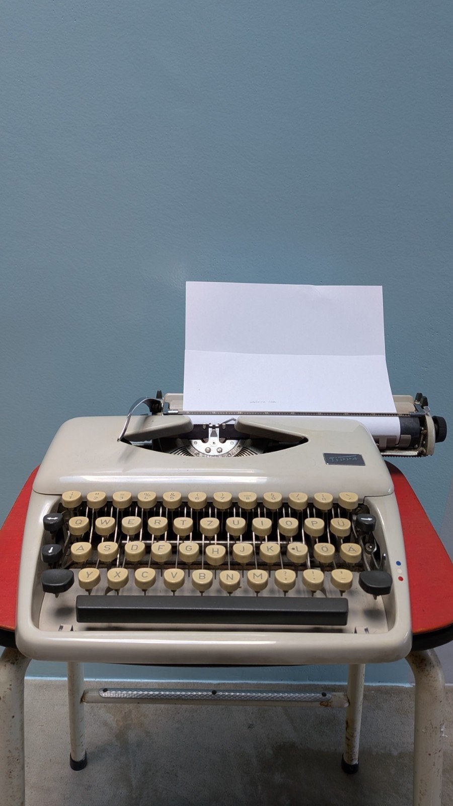 Vintage Adler Tippa typemachine., Ophalen of Verzenden
