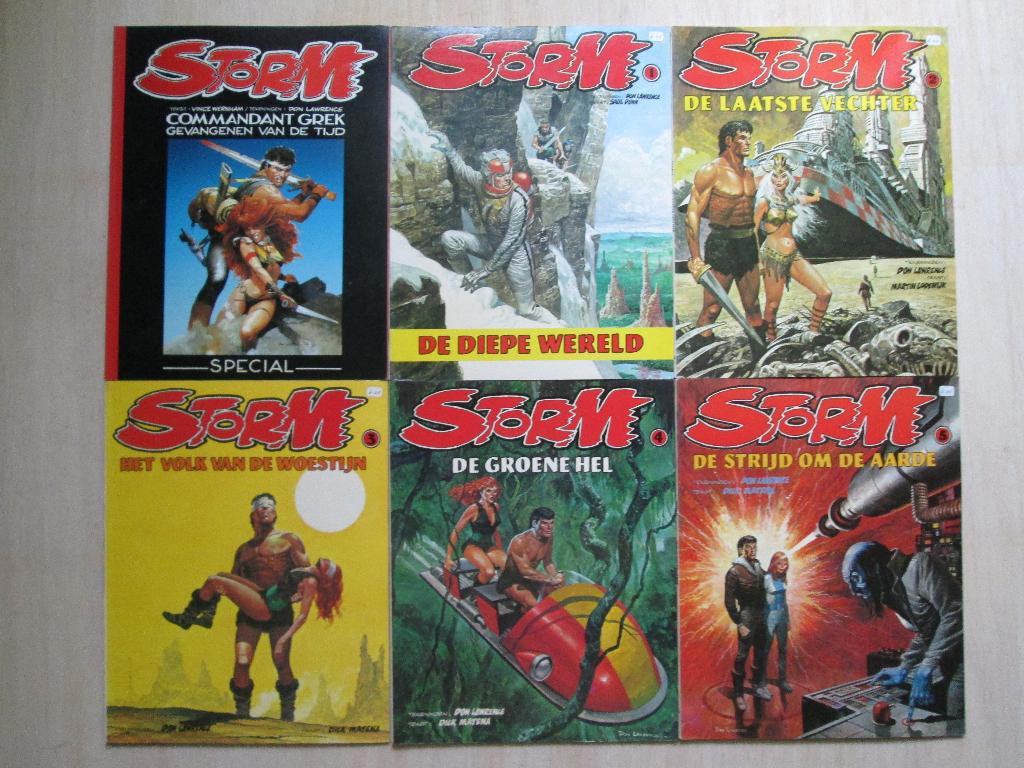 Storm 0 t/m 21 (SC), Boeken, Stripboeken, Meerdere stripboeken, Ophalen of Verzenden, Zo goed als nieuw, Don Lawrence, Martin Lodewijk