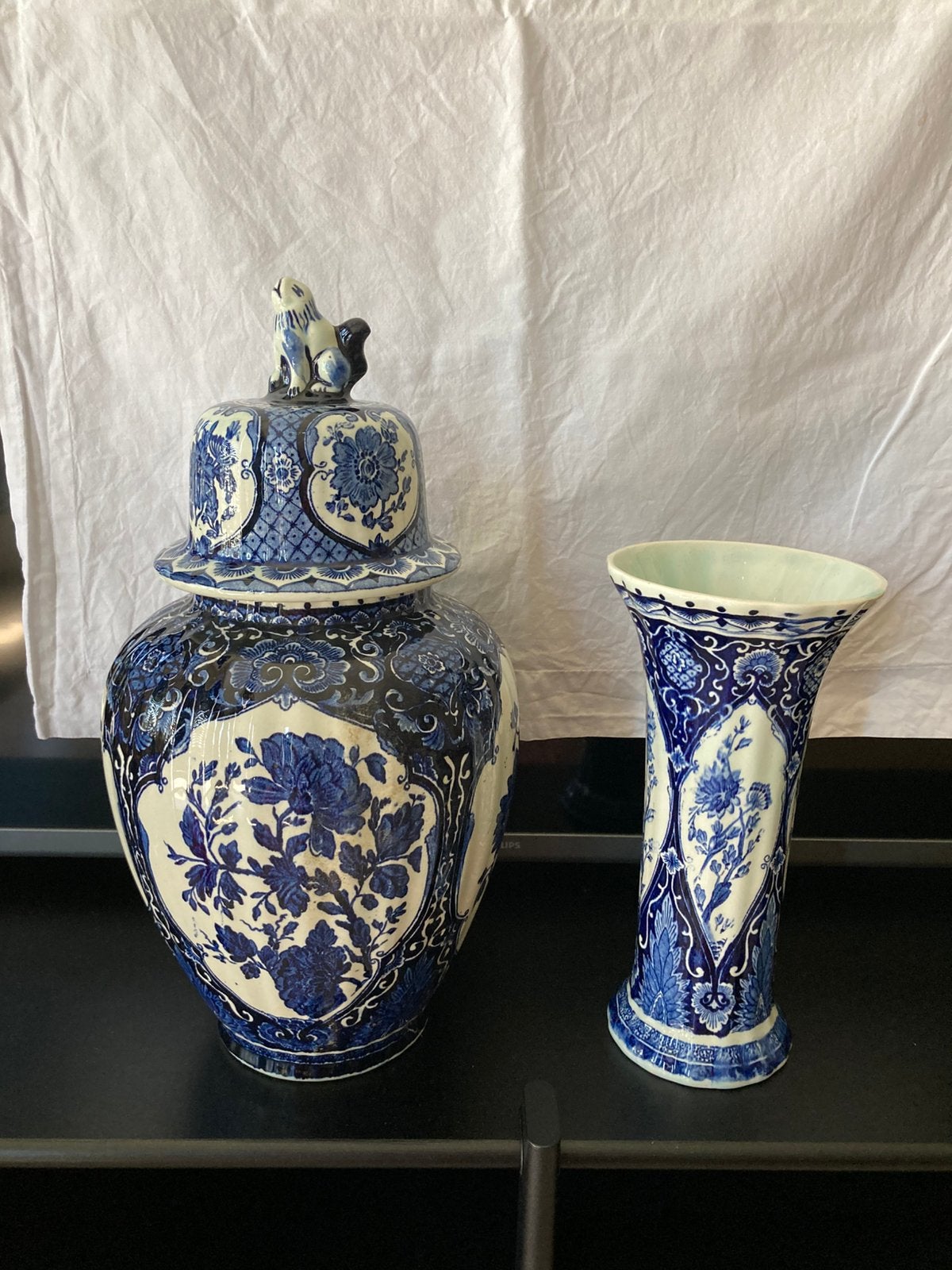 Delfts blauw kaststel Boch 2-delig, Ophalen of Verzenden