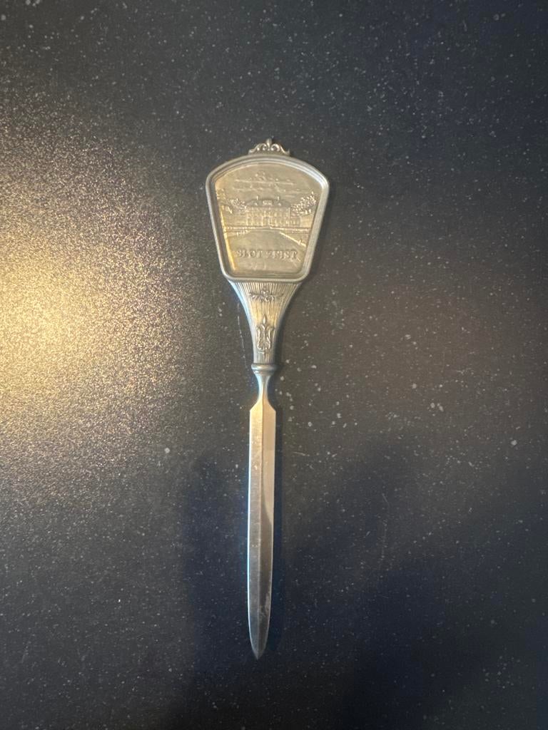 Vintage Zilveren Briefopener Slot Zeist, Ophalen of Verzenden