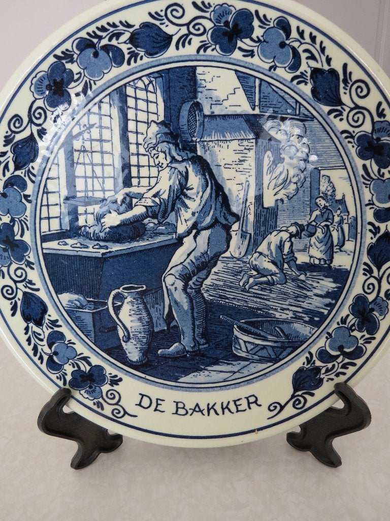 Sier bord "De Bakker", Ophalen
