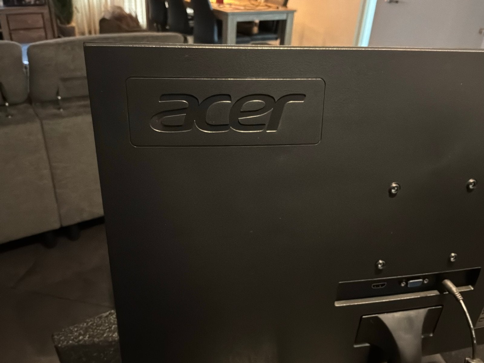Acer monitor - 24 inch - Full HD - HDMI & VGA, Ophalen, HDMI, Kantelbaar, Full HD