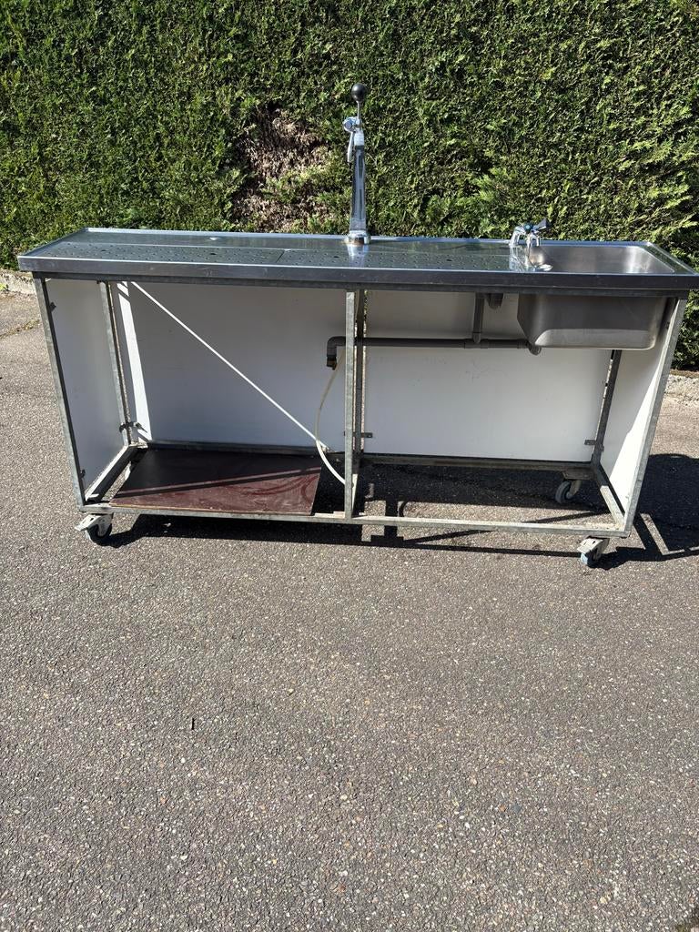 Mobiele tap met spoelbak biertap, Ophalen, Gebruikt, Overige merken
