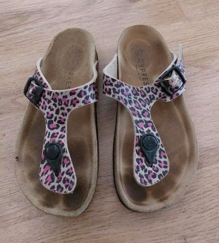 Leren sandalen Cypres mt 32, Meisje, Schoenen, Ophalen of Verzenden, Zo goed als nieuw