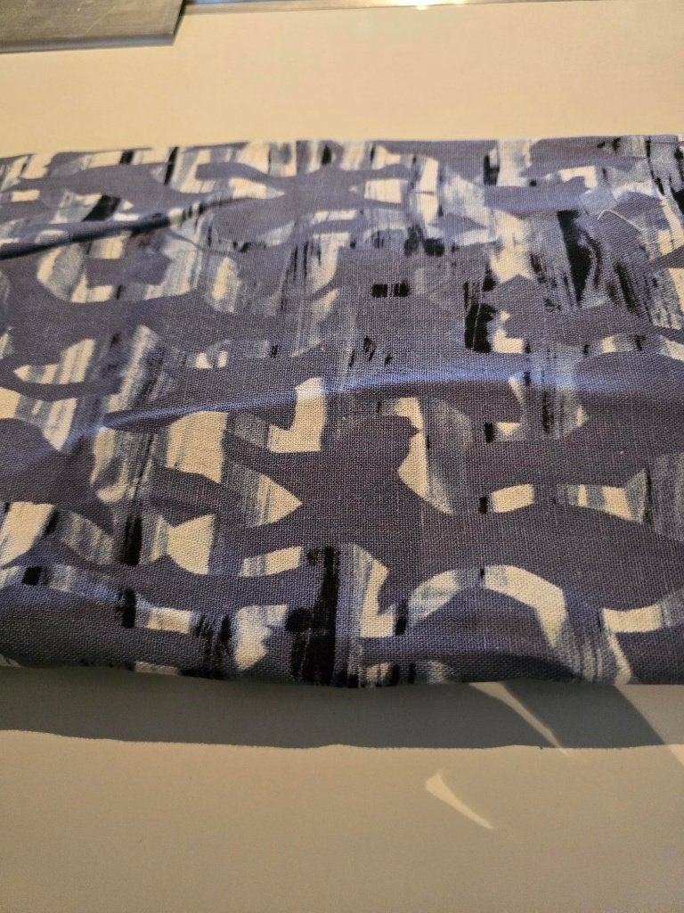 dunne canvas blauw grijs, Blauw, 120 cm of meer, Ophalen of Verzenden, Katoen