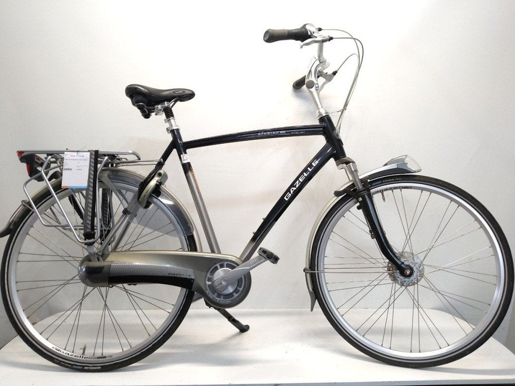Gazelle CHAM EXCE VV H61 Heren ROYAL SILVER SAFFIER ZWART 61, Gebruikt, -, - 0
-, NL, -