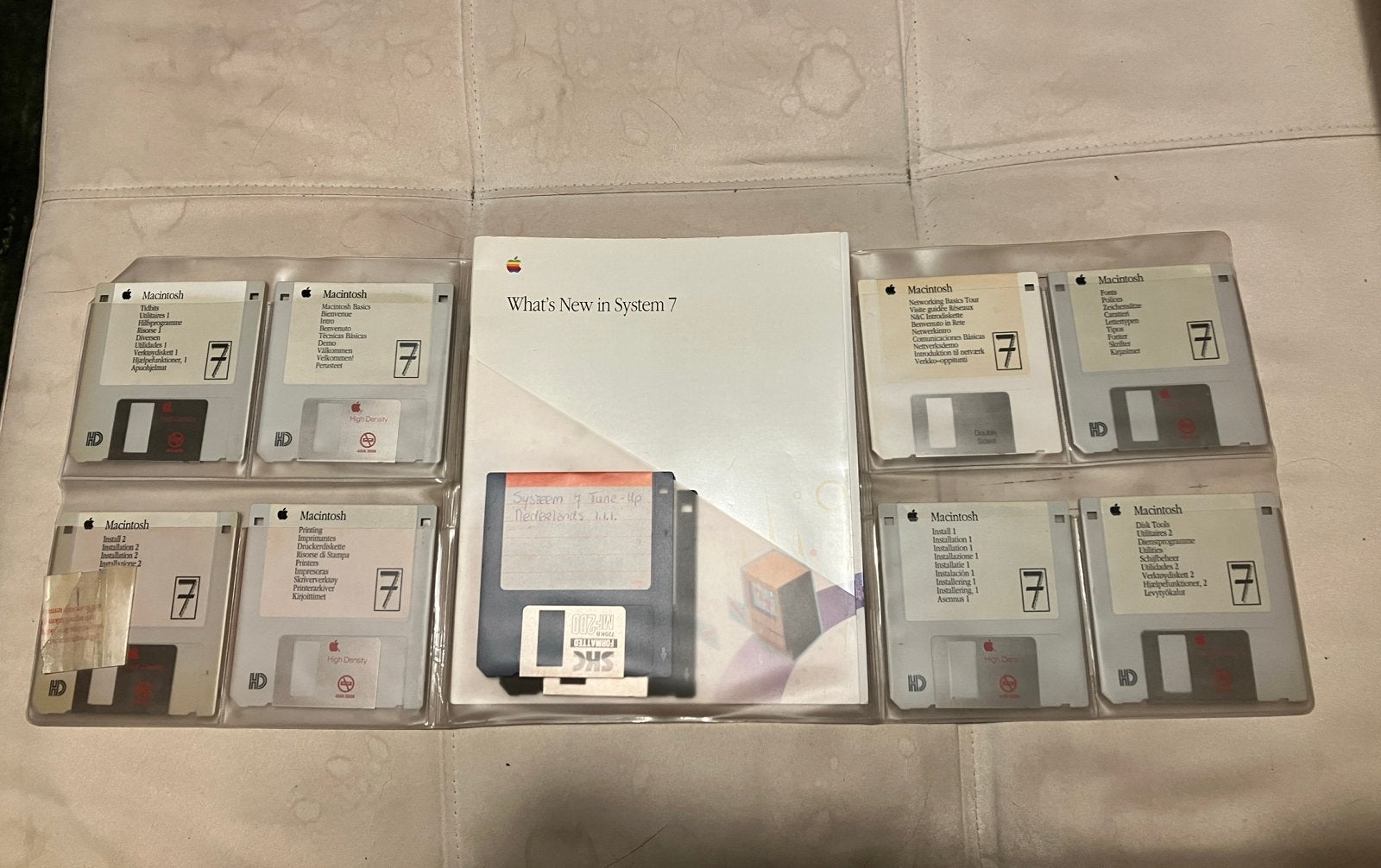 Installatie diskettes voor Apple Macintosh OS 7, Spelcomputers en Games, 1 speler, Ophalen of Verzenden, Gebruikt