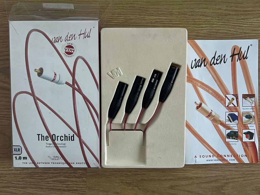 Van d Hull Orchid, Audioquest Red River, Verzenden, Zo goed als nieuw, Minder dan 2 meter, Interlink-kabel