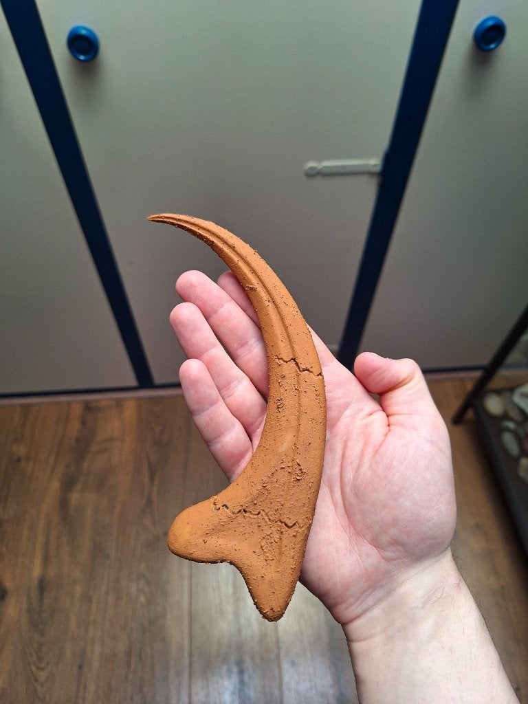 Utahraptor Replica Klauw - 23 cm (Realistisch Fossiel Model), Verzenden, Fossiel