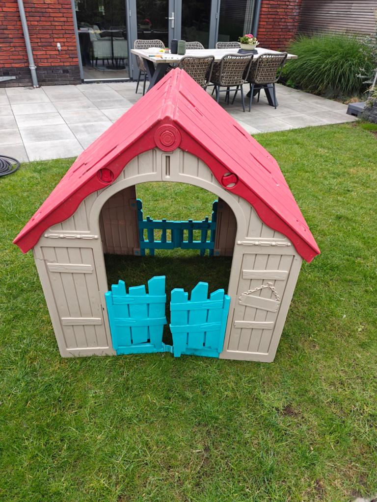 Opvouwbaar speelhuisje voor kinderen, Ophalen, Gebruikt, Kunststof