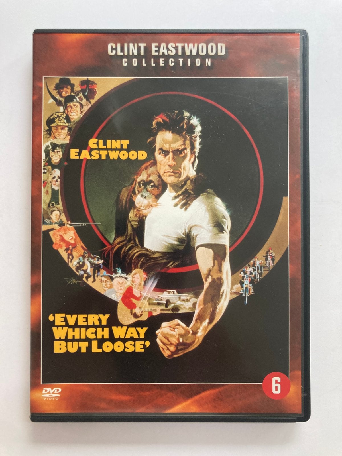 Every Which Way But Loose, 1978 / DVD / James Fargo, Nederlands, Ophalen of Verzenden, Zo goed als nieuw, Vanaf 6 jaar