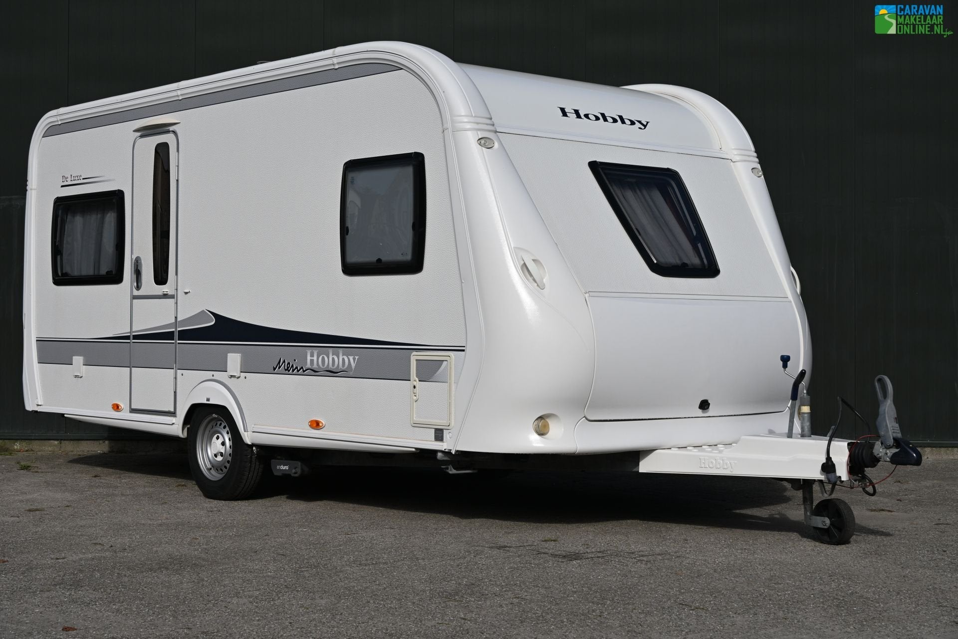 Hobby De Luxe 460 UFe Mover Opblaasbare Voortent Fietsendrag, Rondzit, Hobby, Bedrijf, Lengtebed