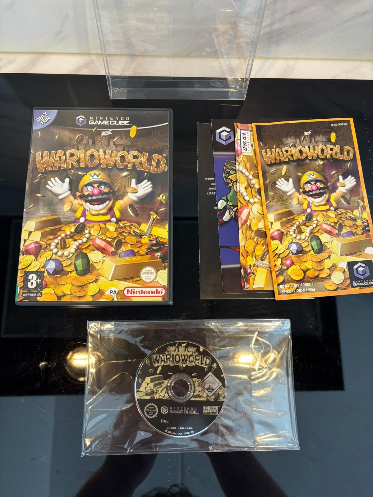 Nintendo Gamecube Wario World, 1 speler, Ophalen of Verzenden, Zo goed als nieuw, Vanaf 3 jaar