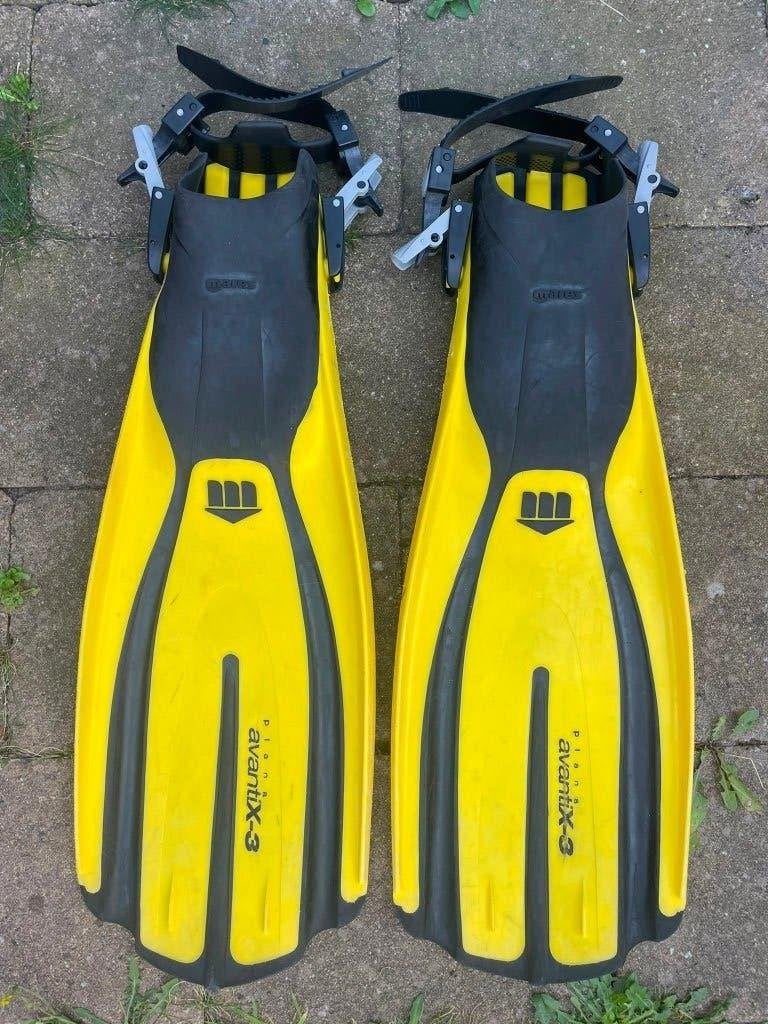 Mares duik vinnen, maat M, Watersport en Boten, Ophalen of Verzenden, Gebruikt, Zwem- of Duikvliezen