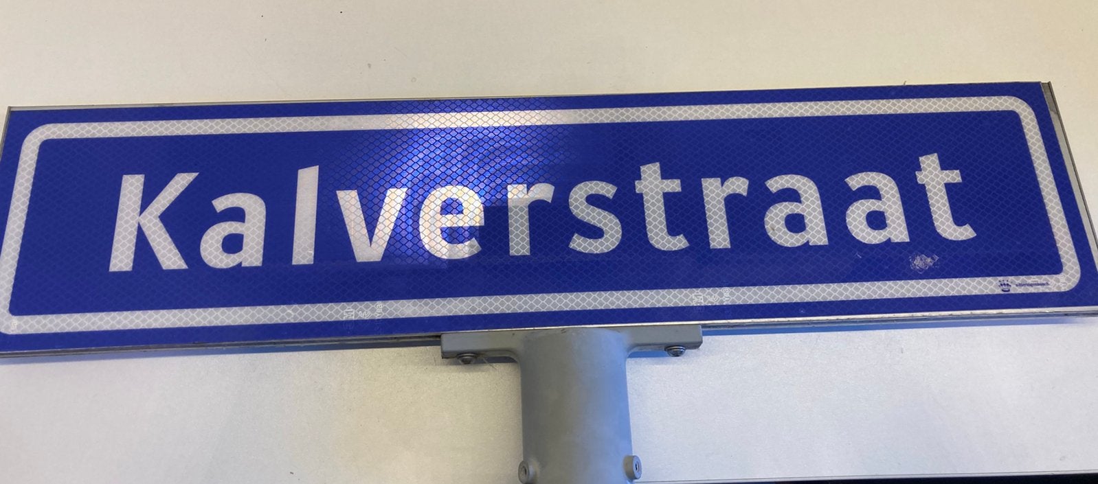 Straatnaambord kalverstraat, Antiek en Kunst, Verzenden