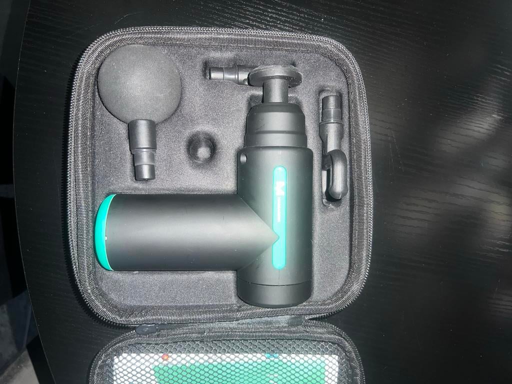 Massage gun met 4 opzetstukken, Ophalen, Gebruikt, Apparaat