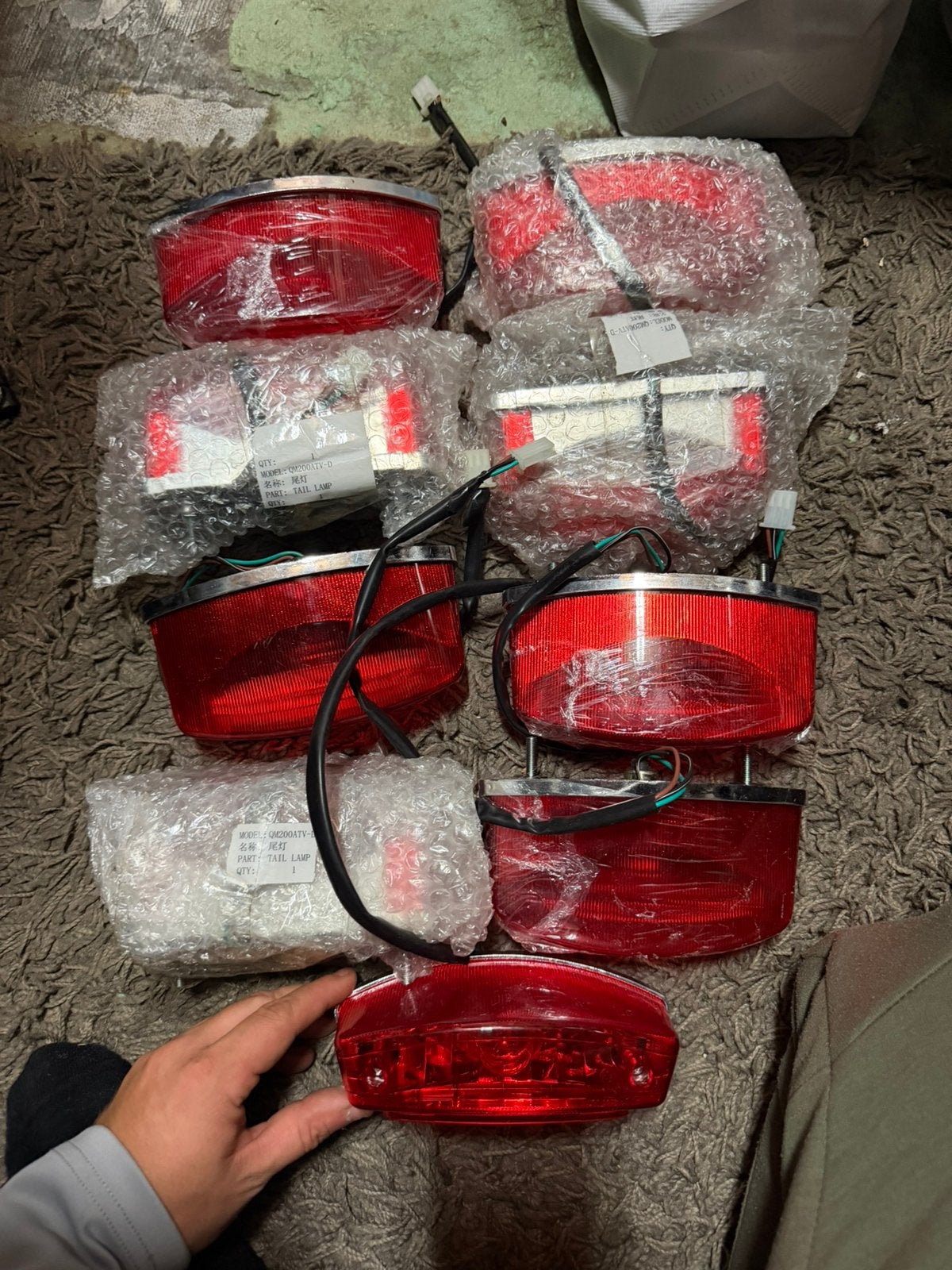 Nieuw achterlicht voor QM200ATV-D 200cc quad/ATV., Ophalen of Verzenden
