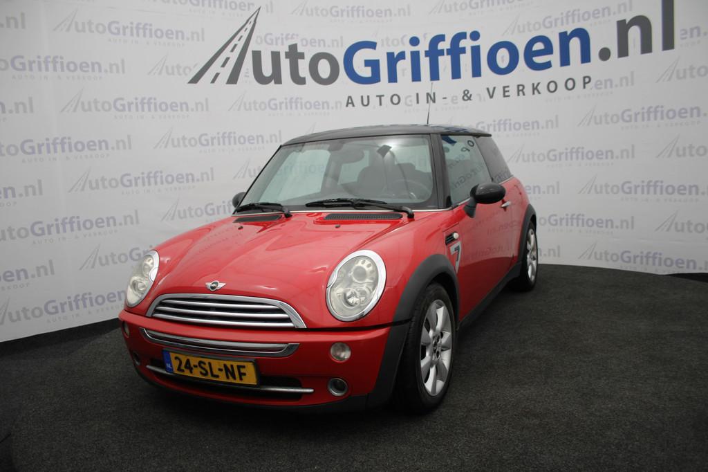 MINI Mini 1.6 Cooper Seven Schuifdak, Leer, Stoelverwarming, Voorwielaandrijving, Gebruikt, Zwart, 4 cilinders