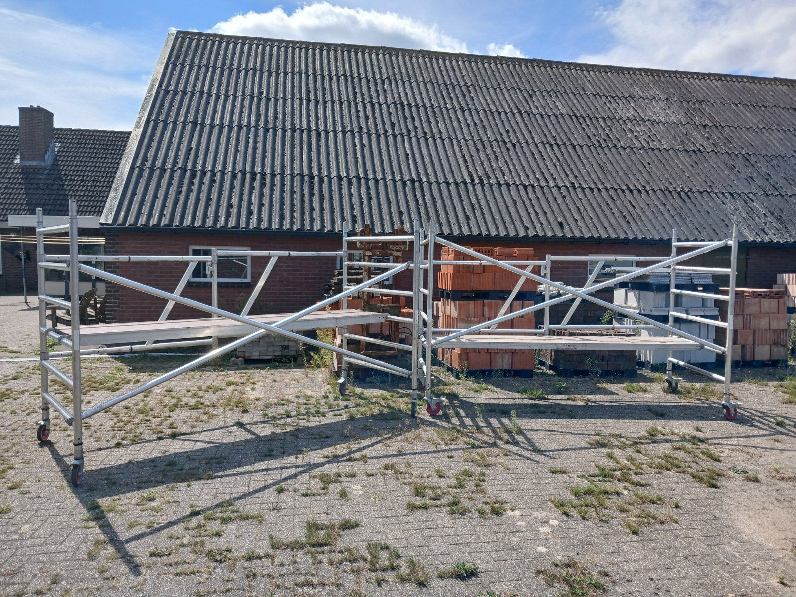 2x altrex rolsteiger, Doe-het-zelf en Verbouw, Ophalen, Gebruikt, Rolsteiger of Kamersteiger, 2 tot 5 meter