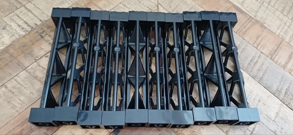 10x Lego Support Beam - Zwart, Ophalen of Verzenden