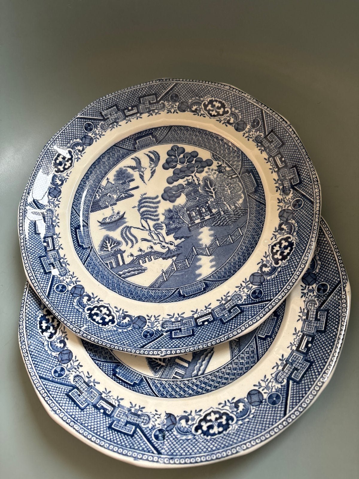 2 Vintage Staffordshire W Adams & Sons Borden, Ophalen