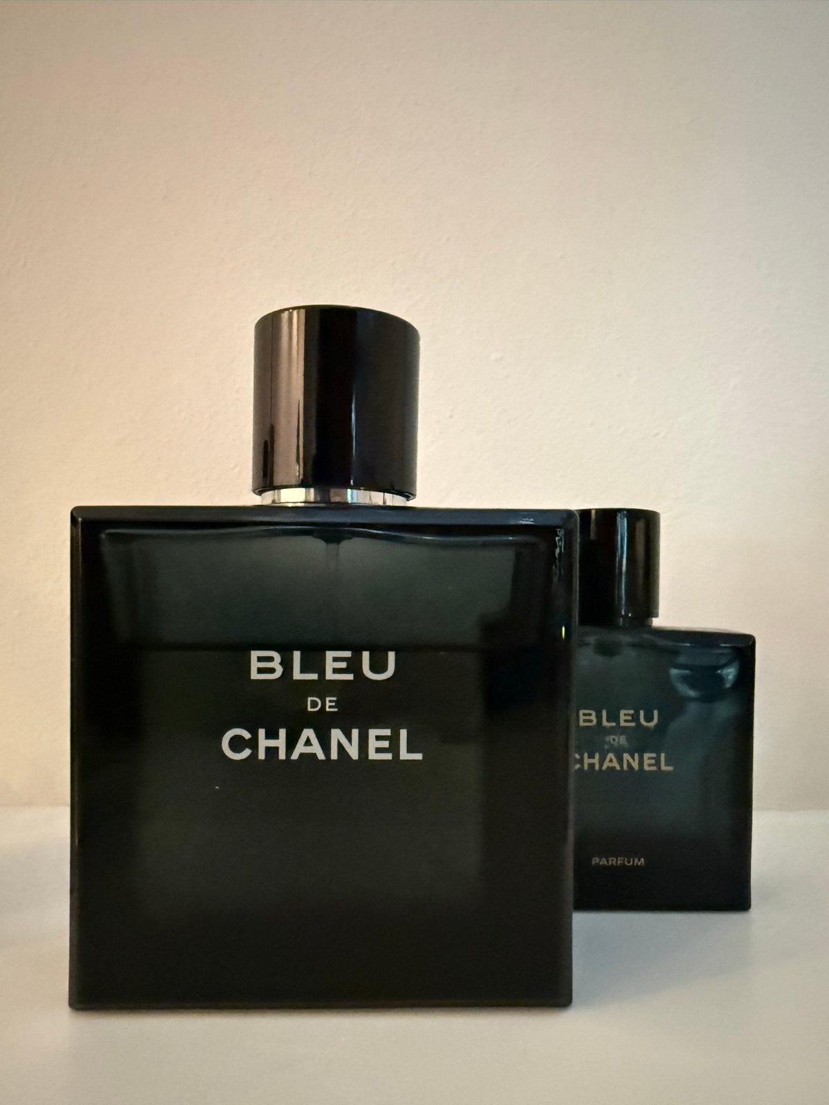 Bleu de Chanel EDT 150ml (50% vol) + Parfum (sample), Verzenden, Gebruikt
