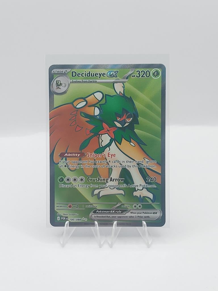 Decidueye EX #100 (Perfect Order) - near mint, Ophalen of Verzenden, Zo goed als nieuw, Losse kaart, Foil