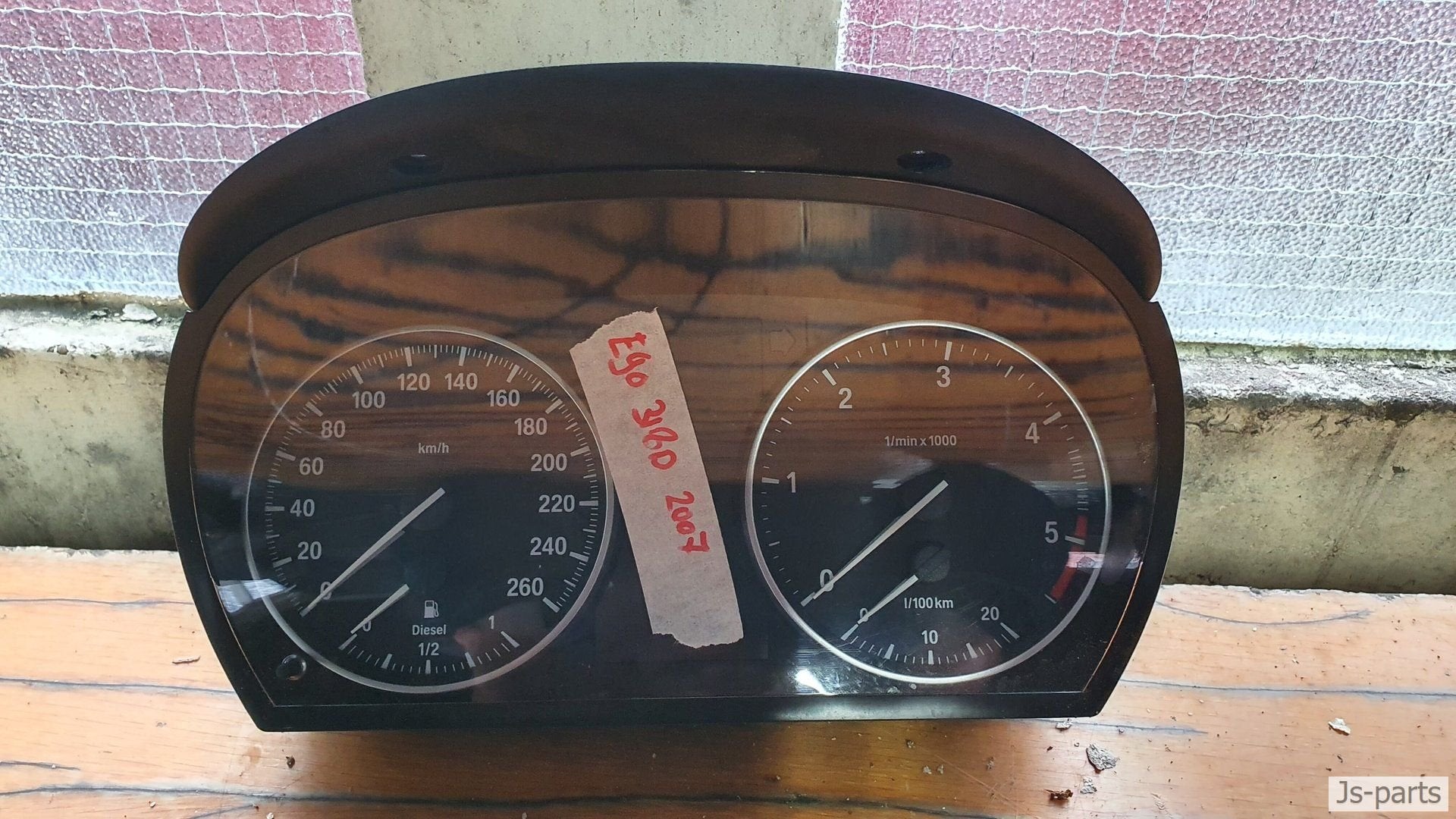 tellerunit dashboard tellerbak BMW 3-serie E90 diesel, Gebruikt, -, -, Ophalen of Verzenden