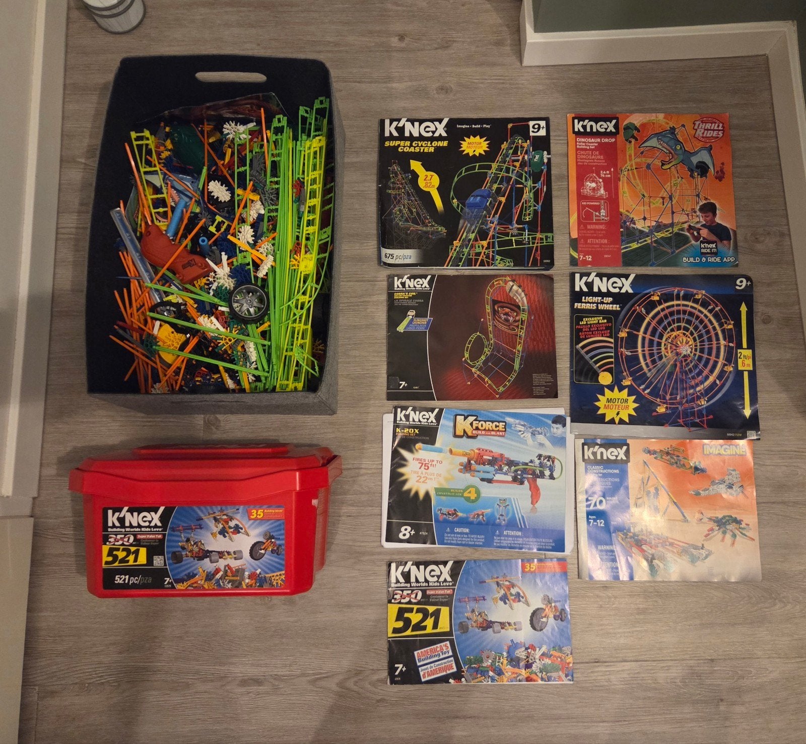 Grote K'nex collectie van 7 sets, Ophalen, Gebruikt, K'nex