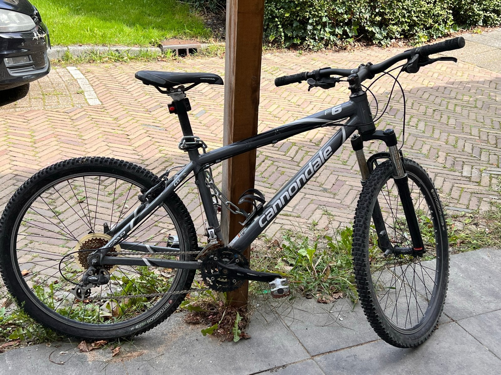 Cannondale F6 Mountainbike - Linkerkant schakelt niet, Fietsen en Brommers, Gebruikt, Hardtail, Heren, Schijfrem