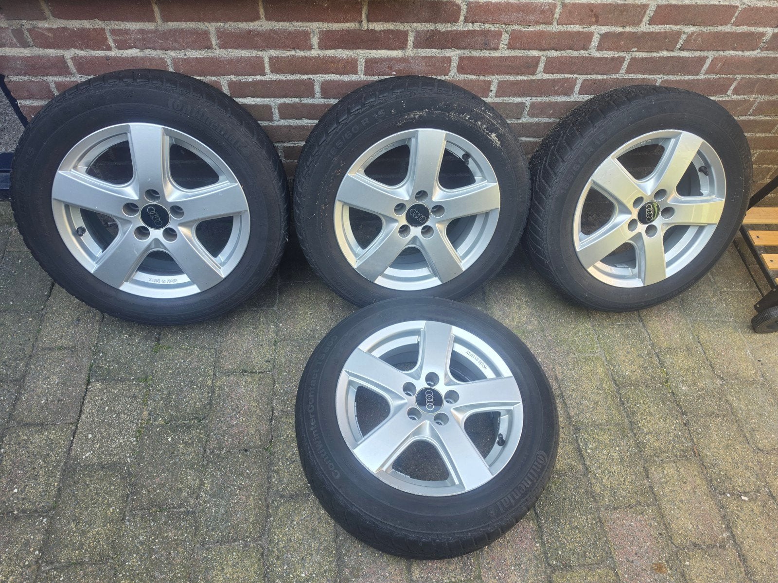 Audi a1 velgen 15 inch 5x100, Auto-onderdelen, Banden en Velgen, Velg(en), Zomerbanden, 15 inch, 185 mm, Ophalen