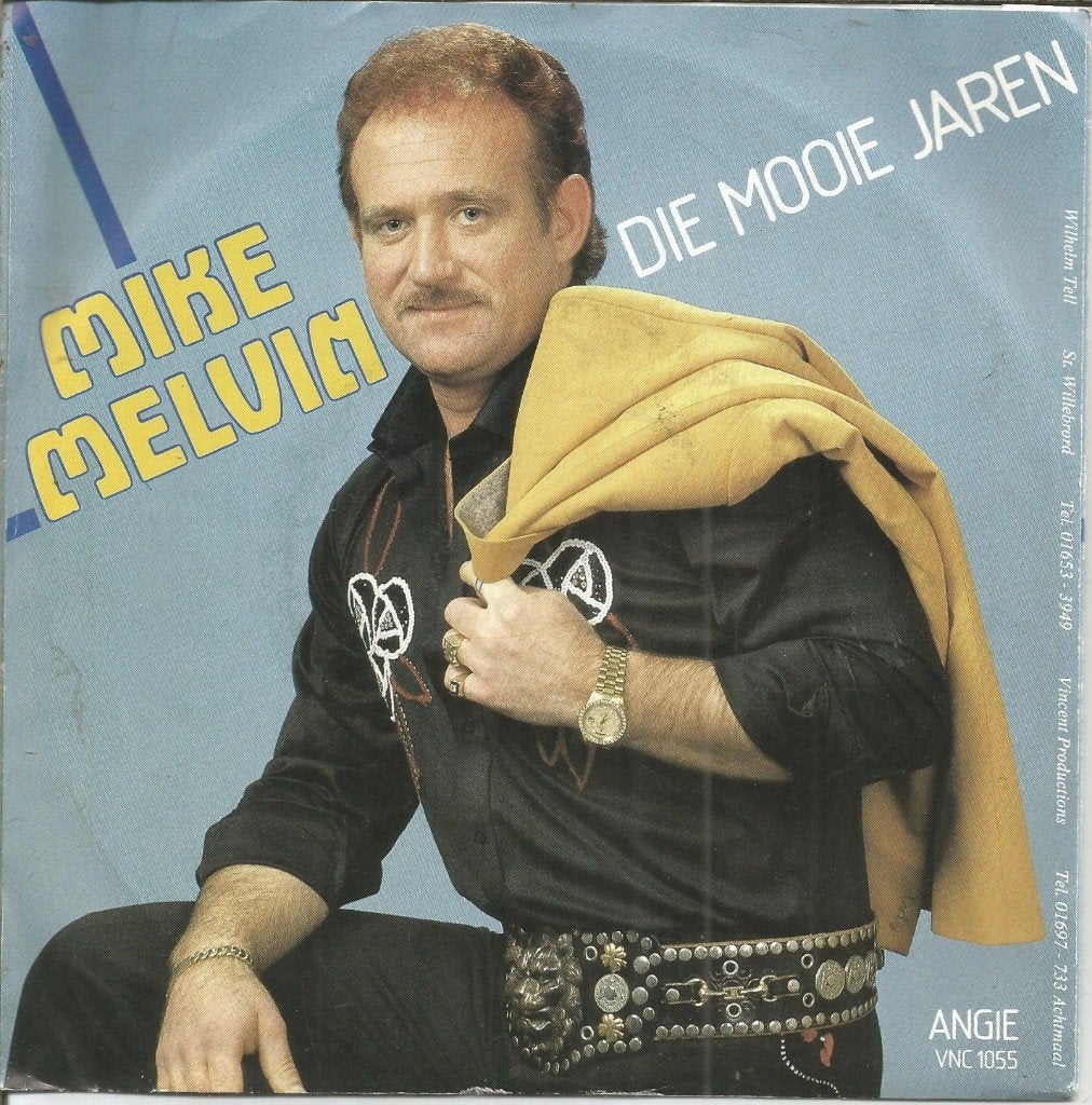 Mike Melvin – Die Mooie Jaren, Cd's en Dvd's, Fotohoes, 7 inch, Ophalen of Verzenden, Zo goed als nieuw