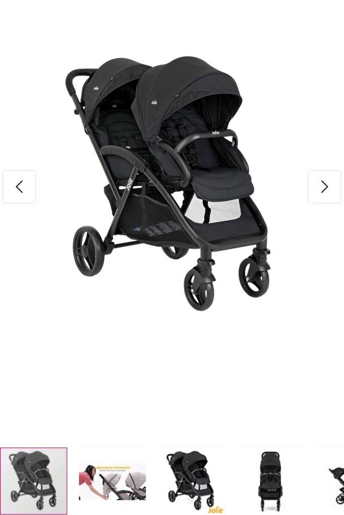 Duo kinderwagen, Ophalen, Gebruikt