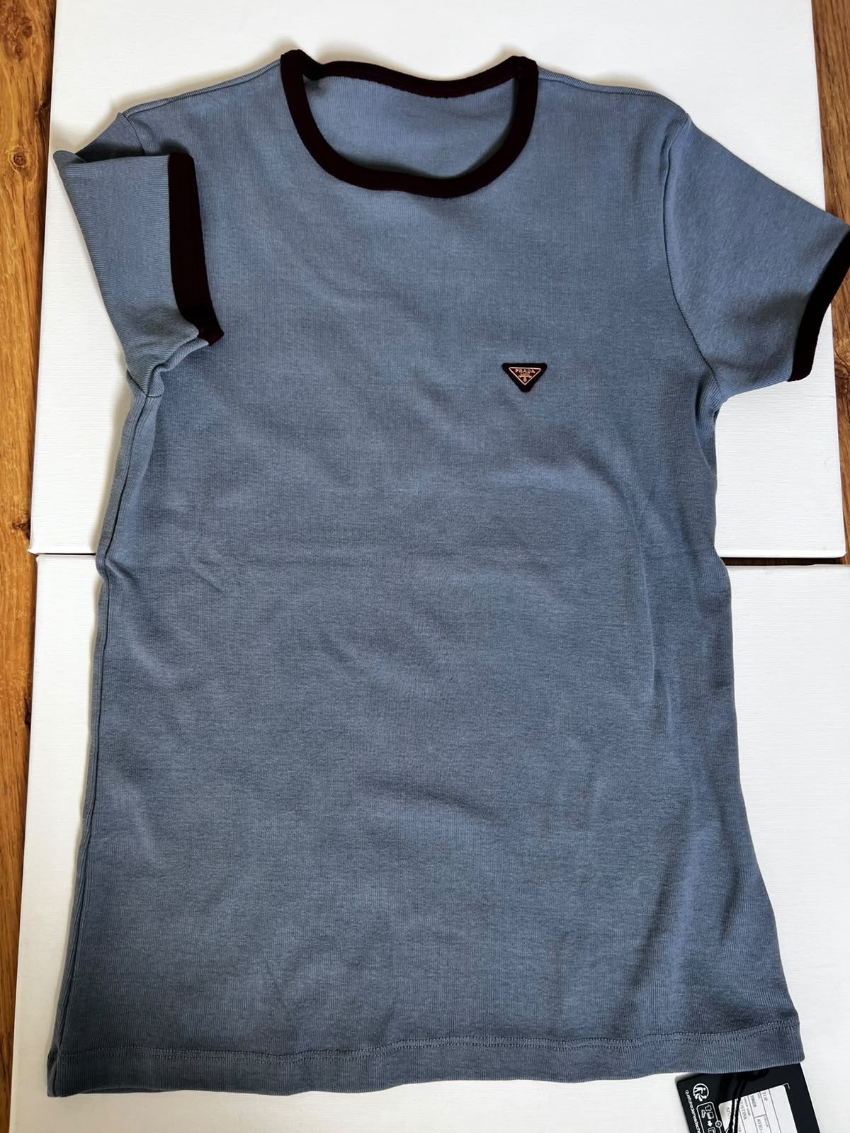 Gloednieuw T-shirt - Maat S, Kleding | Heren, Blauw, Nieuw, Ophalen of Verzenden, Prada