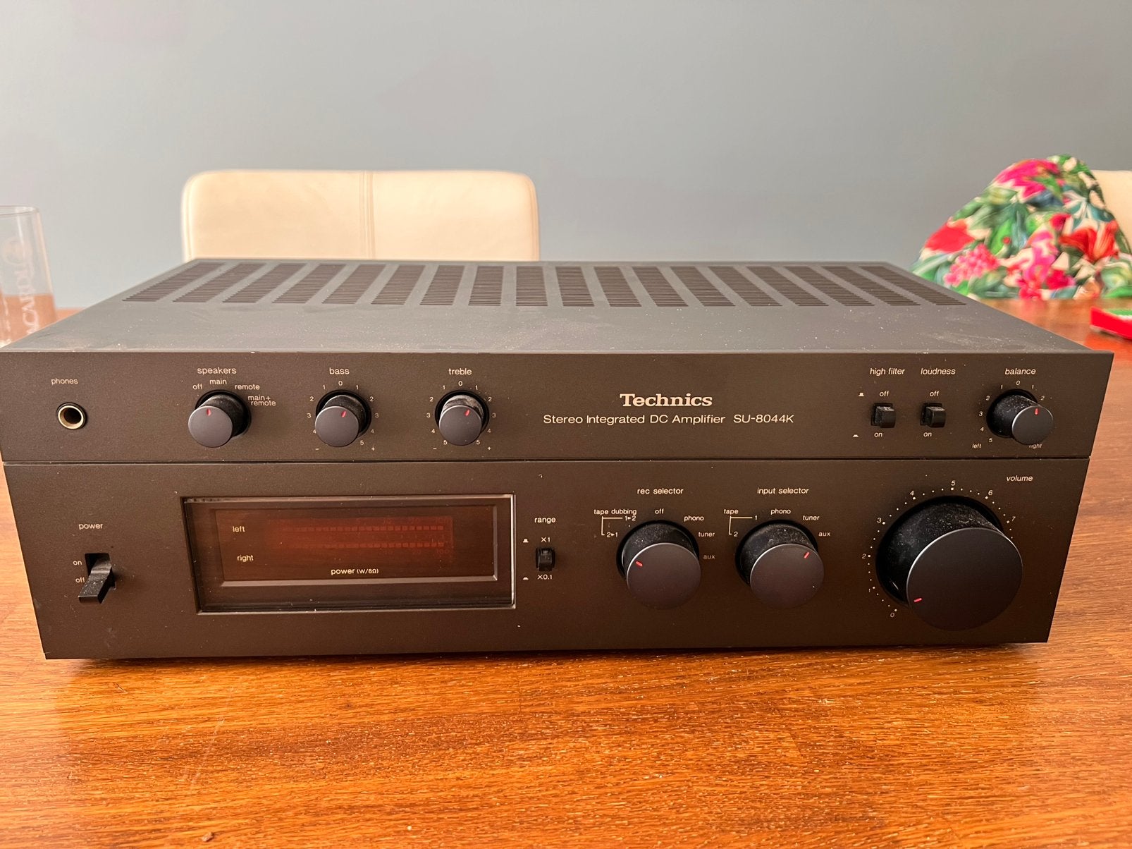 Vintage Technics Versterker SU-8044K, Gebruikt, 60 tot 120 watt, Stereo, Ophalen