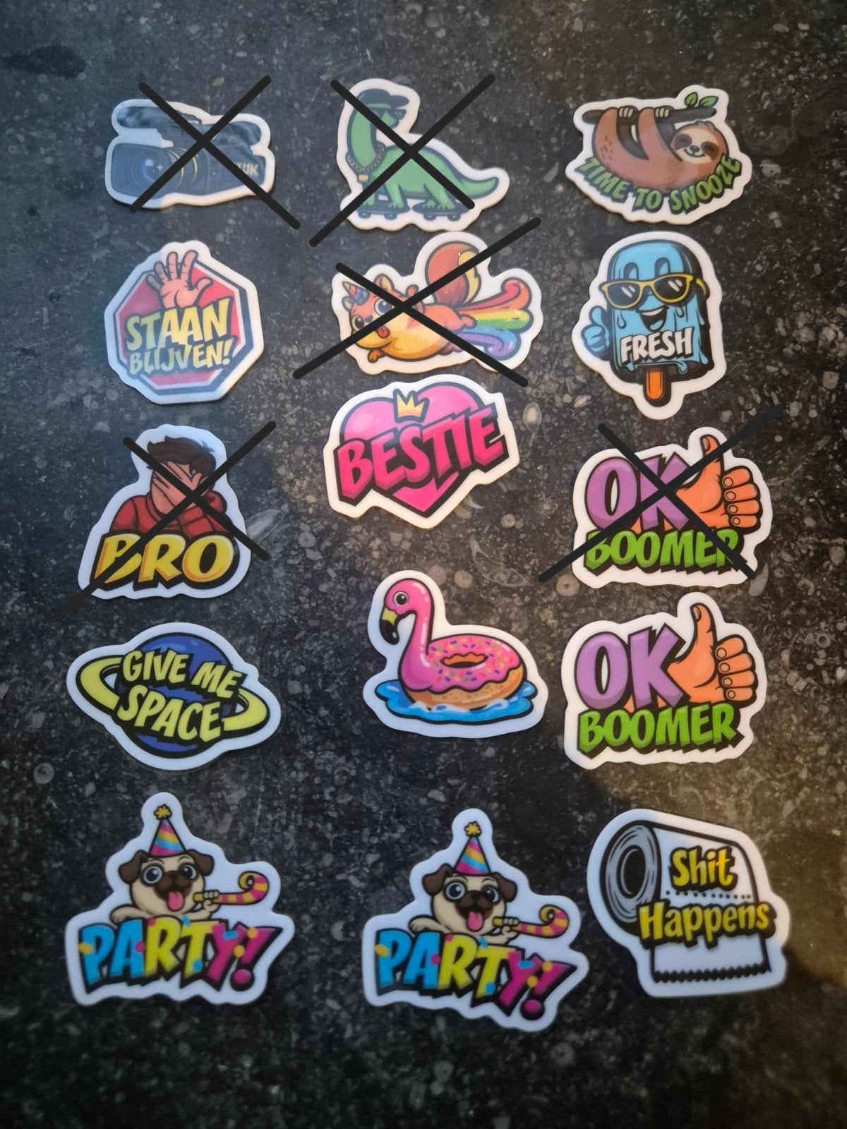 jumbo stuktv stickers, Ophalen of Verzenden