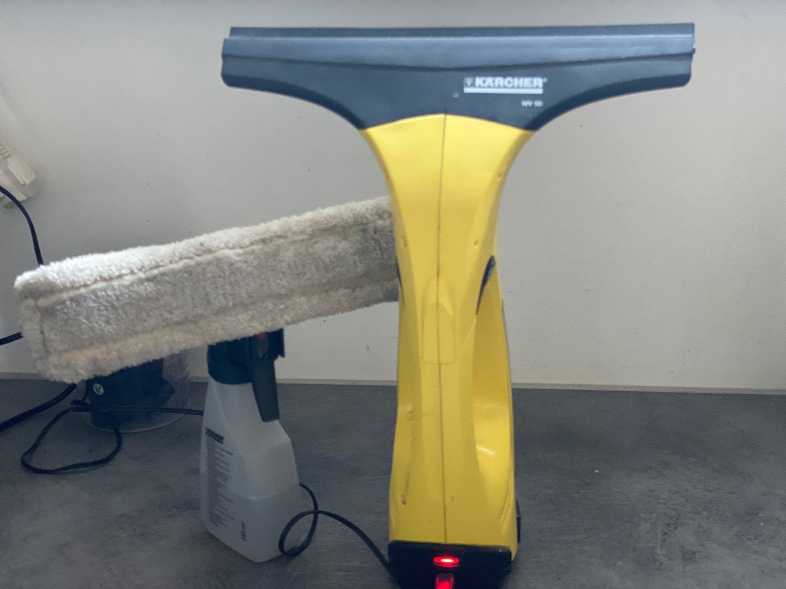 Kärcher raamwisser en waterpomp, Ophalen