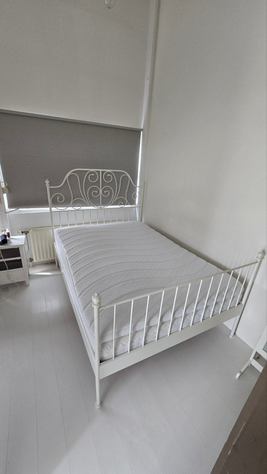IKEA Leirvik bed 140x200 met lattenbodems, Huis en Inrichting, Ophalen