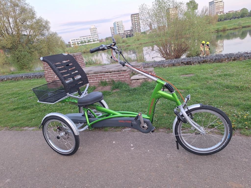 Van Raam Easy Rider 2 driewieler - Z.G.A.N. - Appelgroen, Ophalen, Zo goed als nieuw, Schijfrem, Van Raam