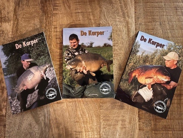 3x de KARPER voor slechts € 5,00, Verzenden, Zo goed als nieuw, Watersport en Hengelsport