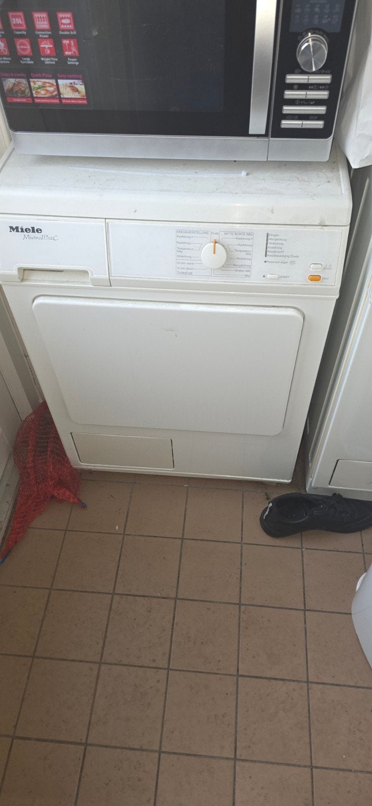 miele droger, Gebruikt, 4 tot 6 kg, Ophalen of Verzenden, Voorlader