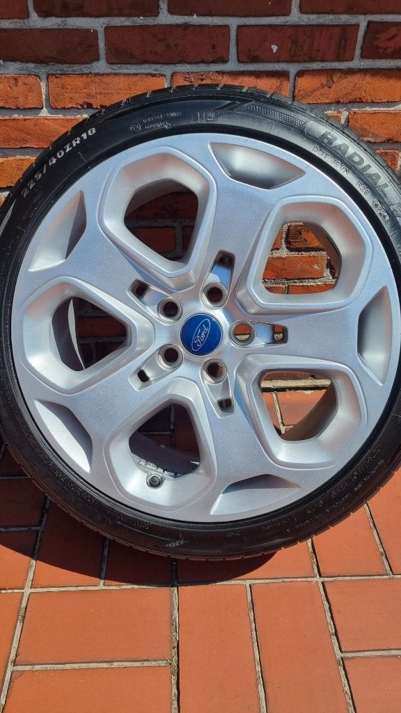 18 Ford Focus ST Wielen ZGAN Zomerbanden, Auto-onderdelen, Banden en Velgen, Ophalen, 18 inch, Zomerbanden, Band(en)