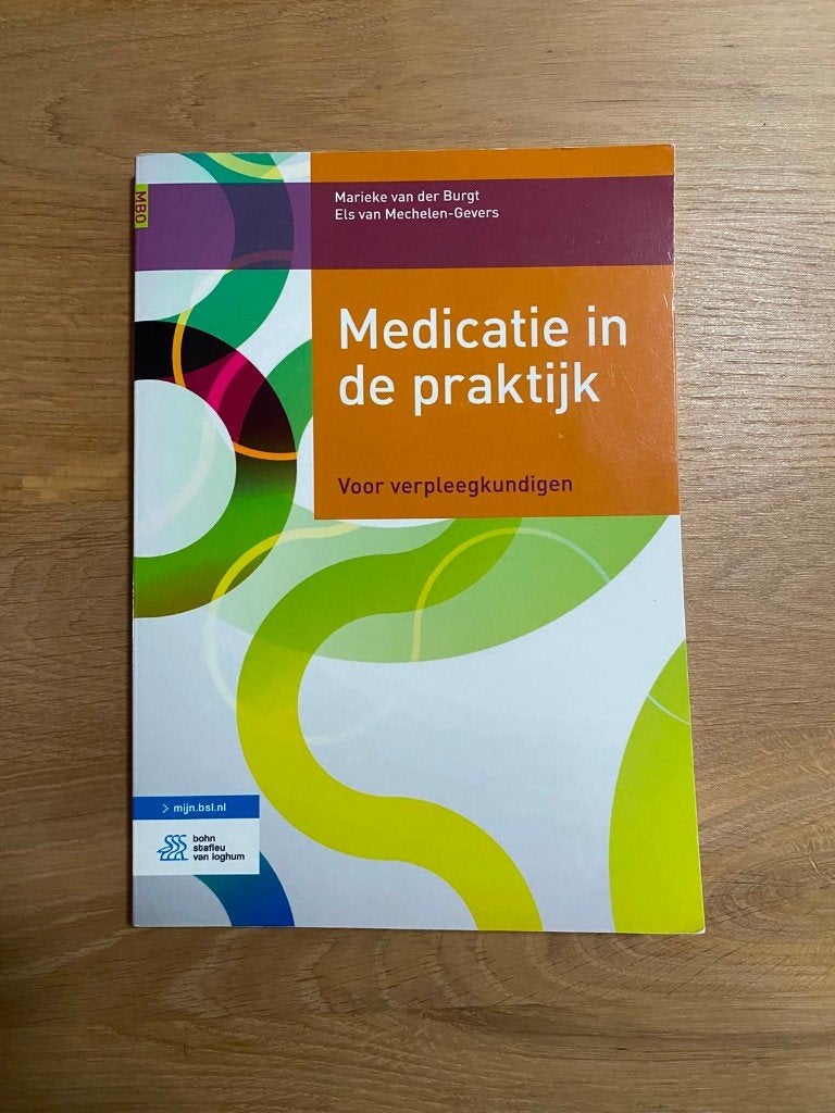 Medicatie in de praktijk, studieboek Mbo-verpleegkunde, Ophalen of Verzenden, Beta, Zo goed als nieuw, MBO