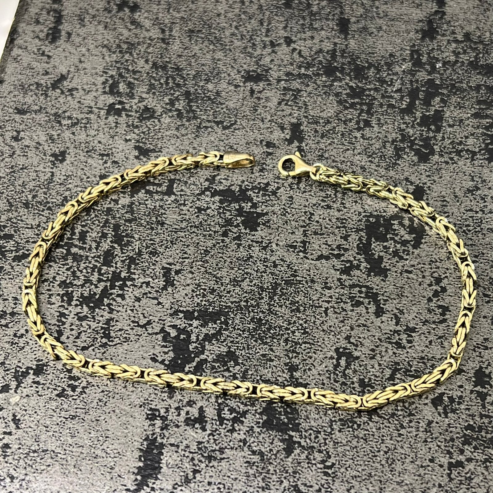 14k gouden armband koningsschakel koningsarmband, Sieraden, Tassen en Uiterlijk, Armbanden, Ophalen of Verzenden, Zo goed als nieuw