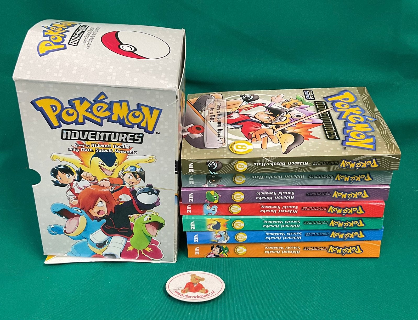 Pokémon Adventures Gold & Silver Box Set (Set Includes Vol., Complete serie of reeks, Hidenori Kusaka, Ophalen of Verzenden, Zo goed als nieuw