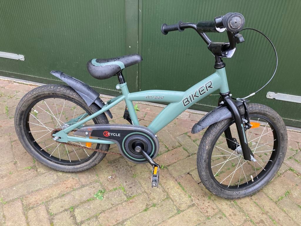 2Cycle Biker Allroad 20 inch kinderfiets, Ophalen, Gebruikt, Terugtraprem, 20 inch of meer